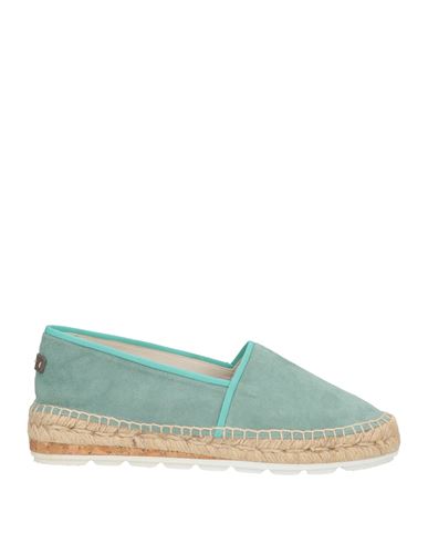 Peserico Woman Espadrilles Light Green Size 7 Soft Leather