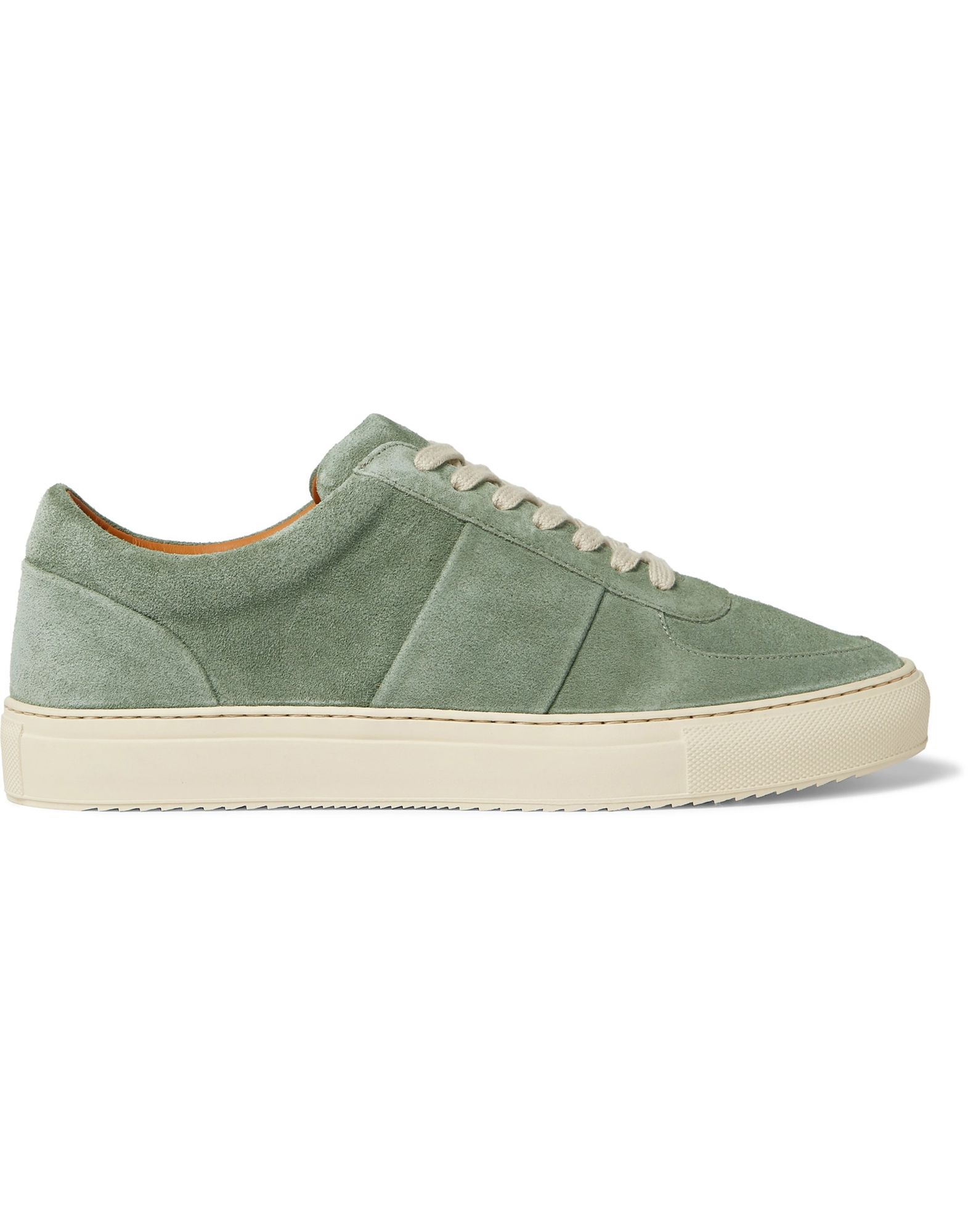 Mr P. Larry Regenerated Suede By Evolo® Sneakers In Light Green