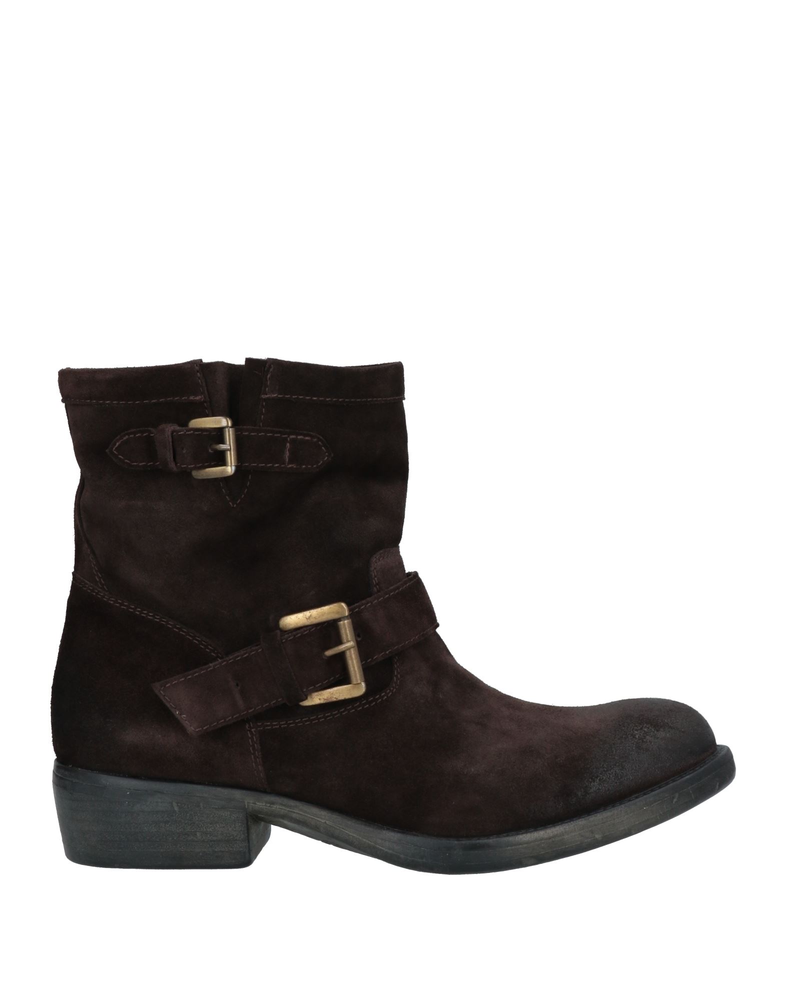 Maria Cristina Ankle Boots In Dark Brown