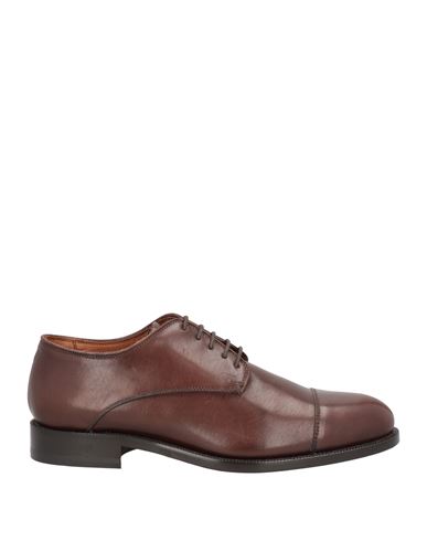 Shop Botti Man Lace-up Shoes Brown Size 8 Soft Leather