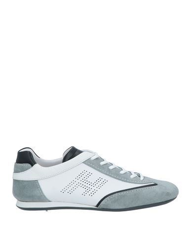 Shop Hogan Man Sneakers Grey Size 8.5 Leather