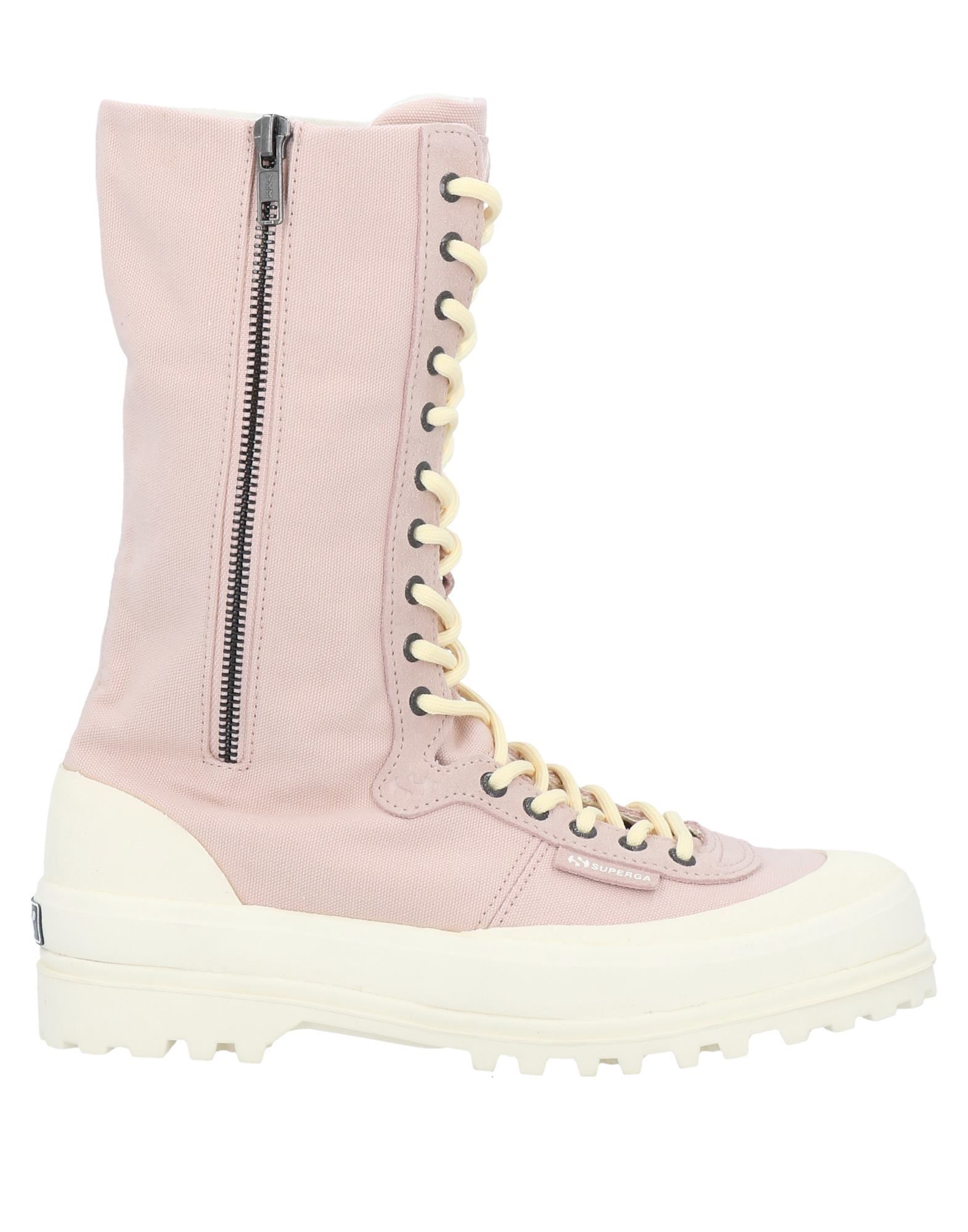 Paura X Superga Ankle Boots In Pink