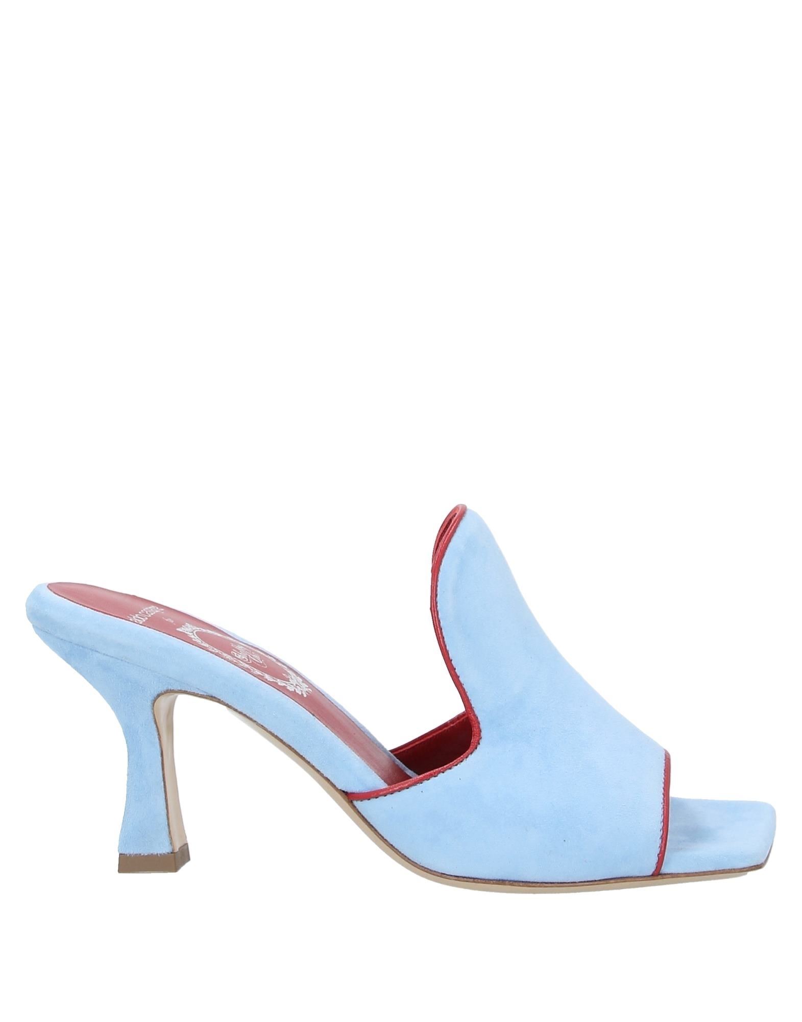 Aldo Castagna For Shabby Chic Sandals In Sky Blue