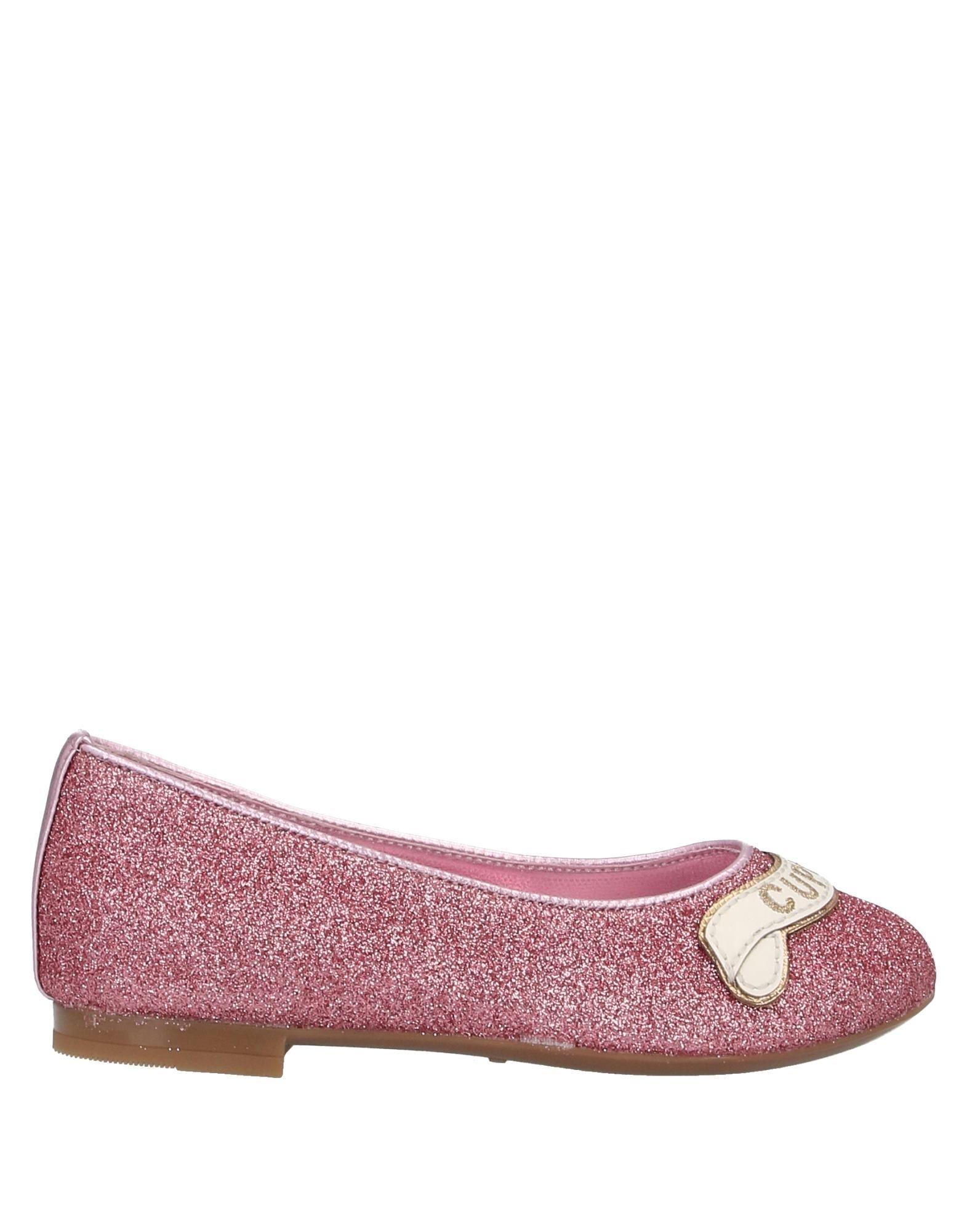 Shop Dolce & Gabbana Toddler Girl Ballet Flats Fuchsia Size 9.5c Lambskin, Cotton, Calfskin, Polystyrene In Pink