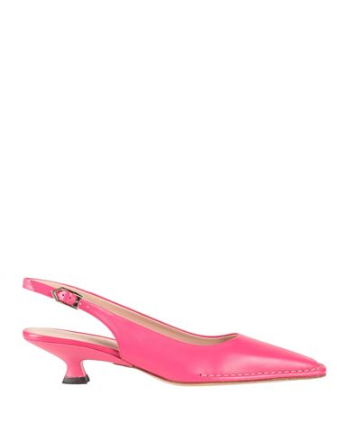 Tod's Woman Pumps Magenta Size 5.5 Soft Leather In Purple