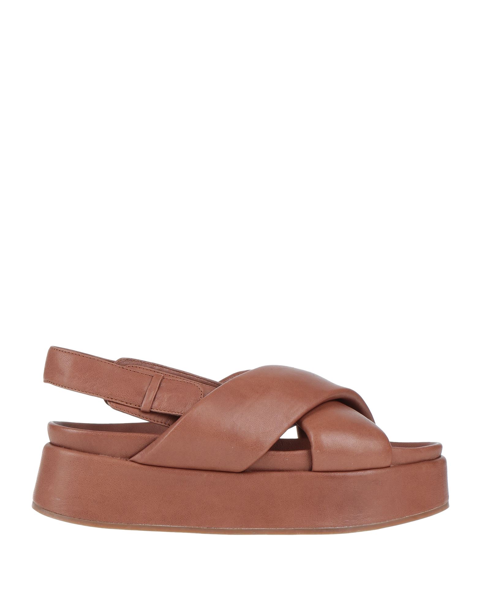 Habille' Italy Sandals In Tan