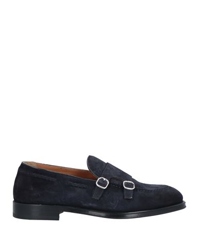 Shop Doucal's Man Loafers Midnight Blue Size 10 Leather