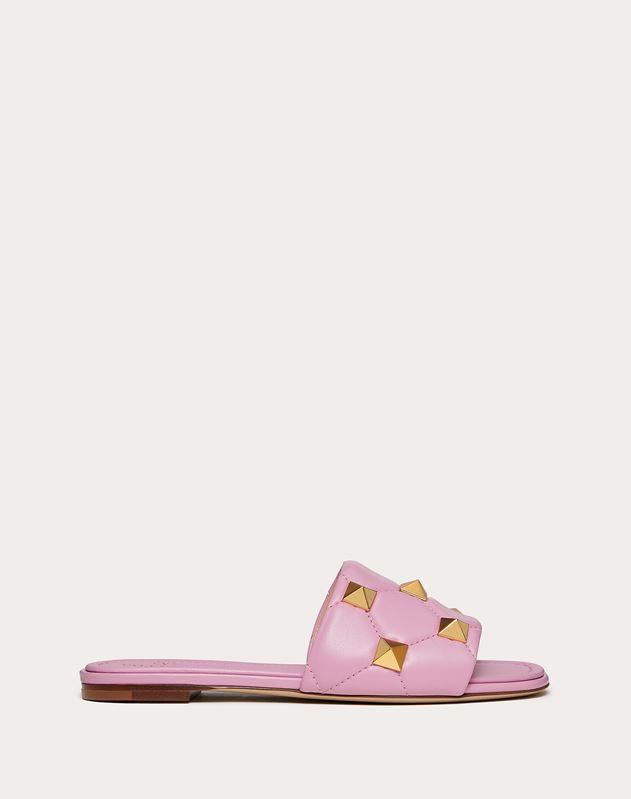 pink valentino slides