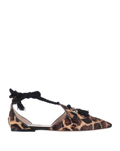 Tod's Woman Ballet Flats Beige Size 7.5 Leather