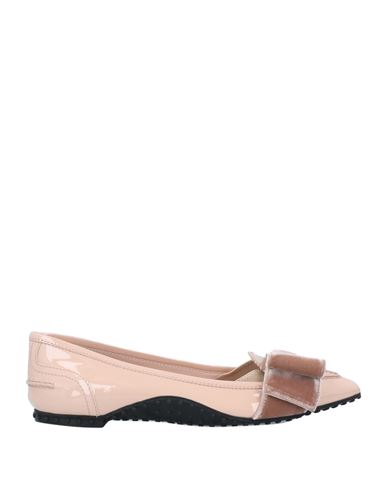 Alessandro Dell'acqua X Tod's Woman Ballet Flats Blush Size 8 Leather, Textile Fibers