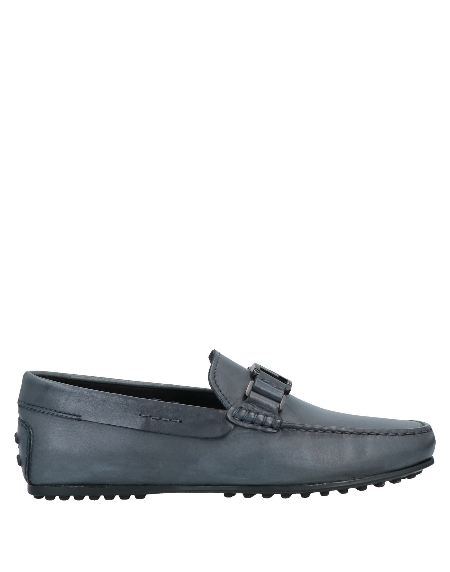 Tod's Loafers In Slate Blue