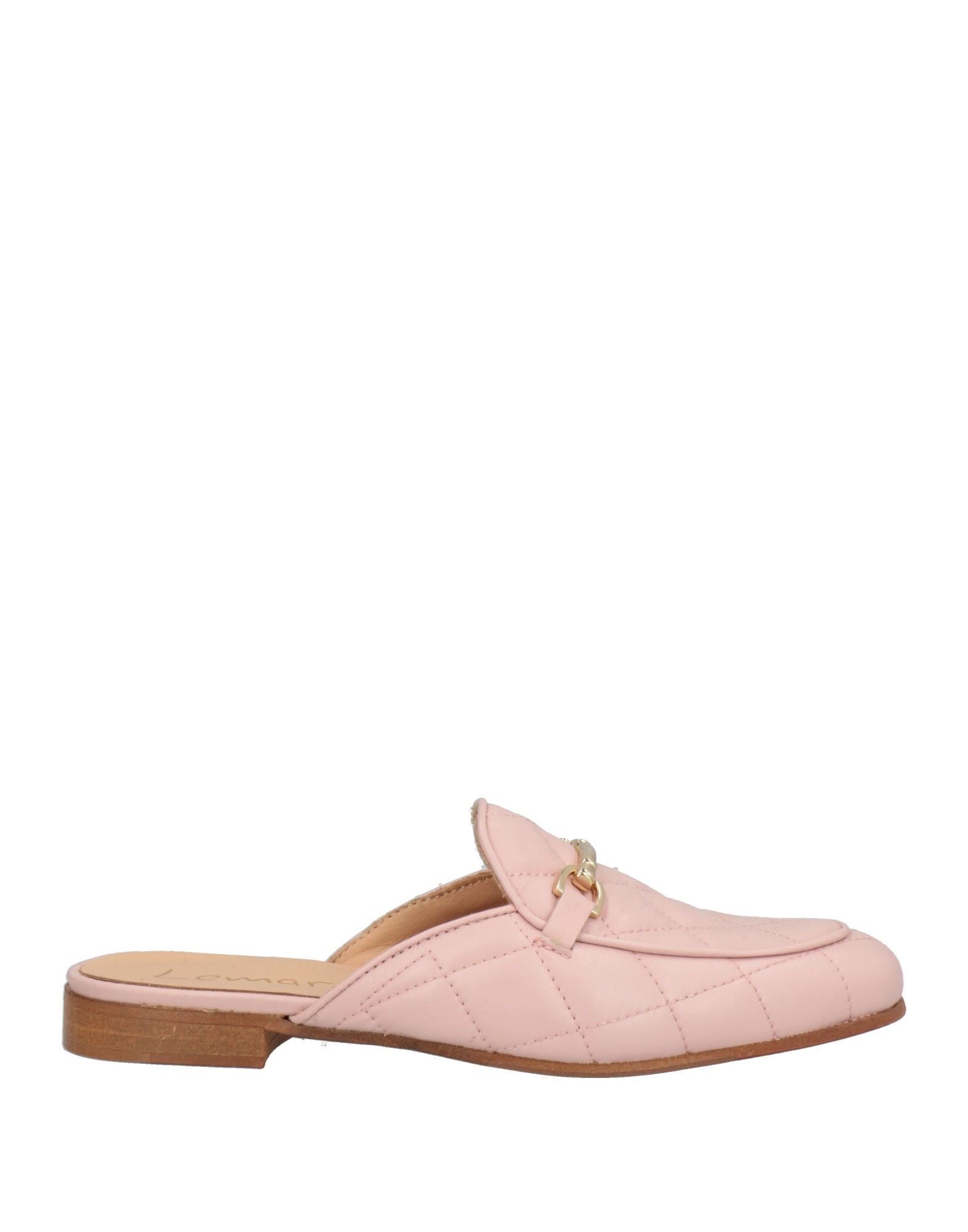 Lemaré Woman Mules & Clogs Pink Size 7 Soft Leather