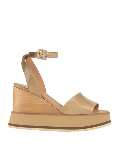 Paloma Barceló Woman Sandals Beige Size 6 Soft Leather