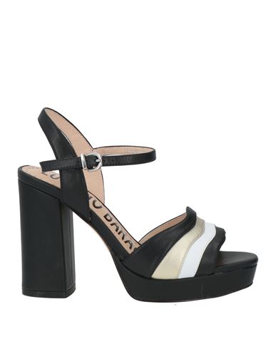 Luciano Barachini Woman Sandals Black Size 5 Leather