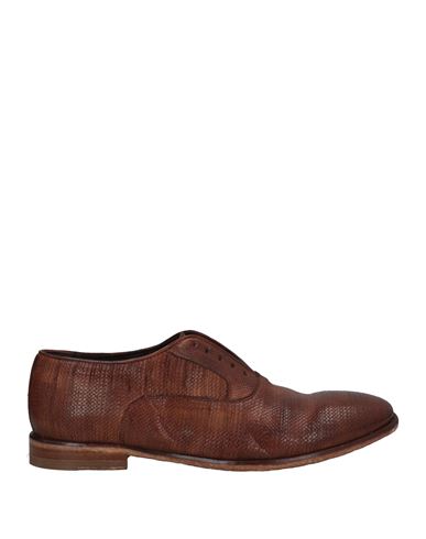 Jp/david Man Lace-up Shoes Brown Size 9 Soft Leather