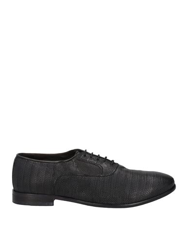 Jp/david Man Lace-up Shoes Charcoal Size 10 Soft Leather In Grey