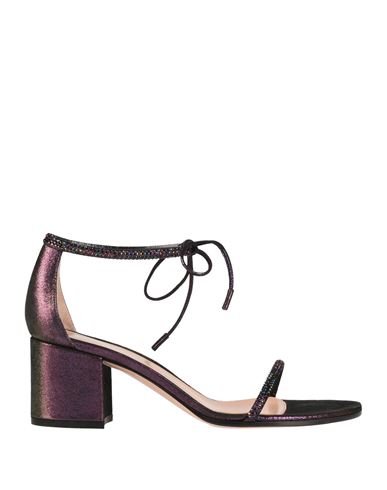Gianvito Rossi Woman Sandals Black Size 8 Soft Leather In Black