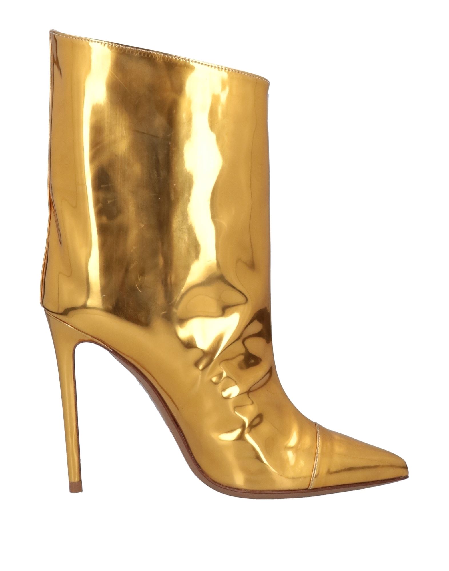 Alexandre Vauthier Ankle Boots In Gold
