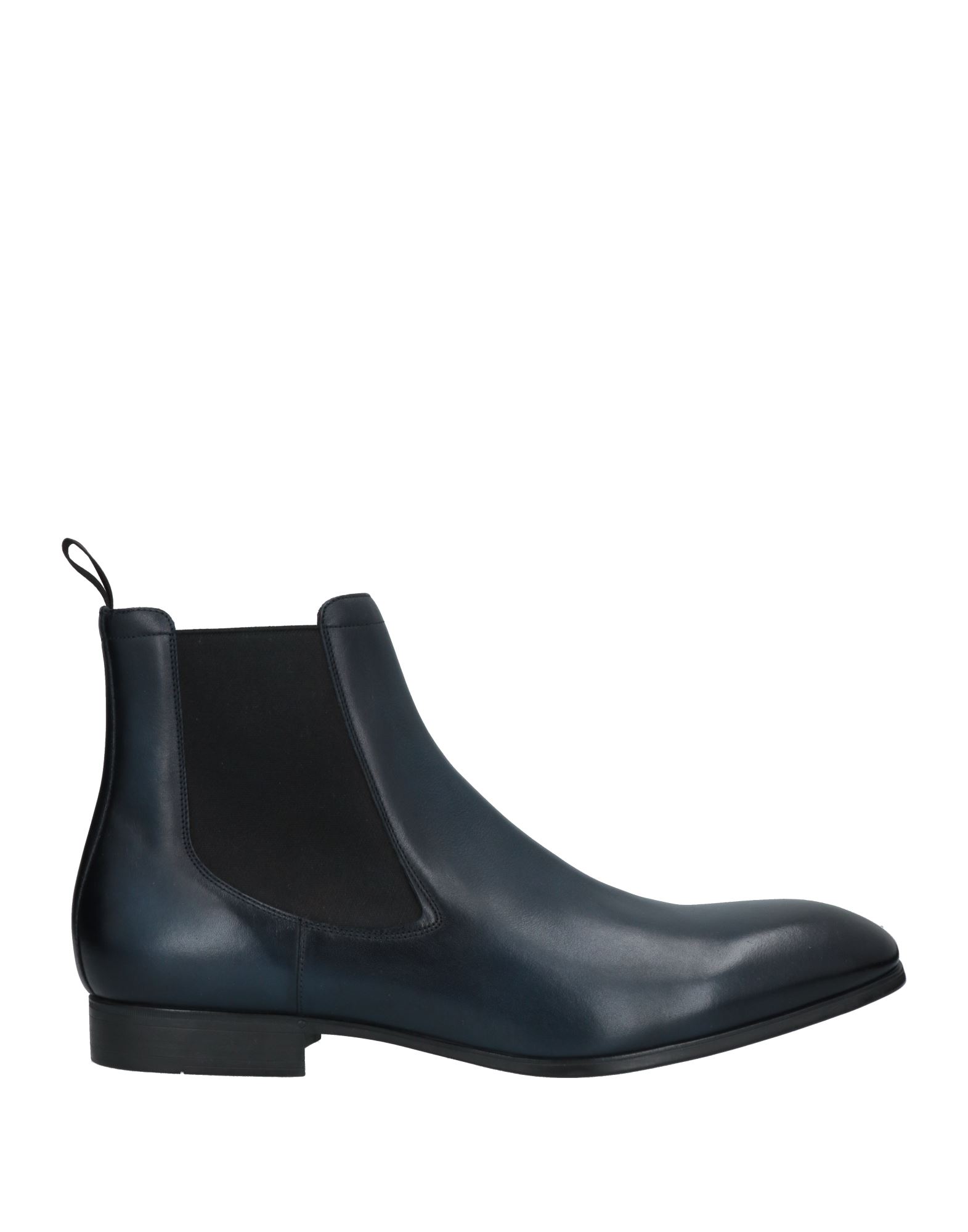 Santoni Ankle Boots In Dark Blue