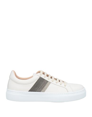Fabiana Filippi Woman Sneakers Off White Size 6 Leather In Multi
