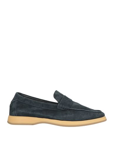 Andrea Ventura Firenze Man Loafers Navy Size 11 Soft Leather In Navy