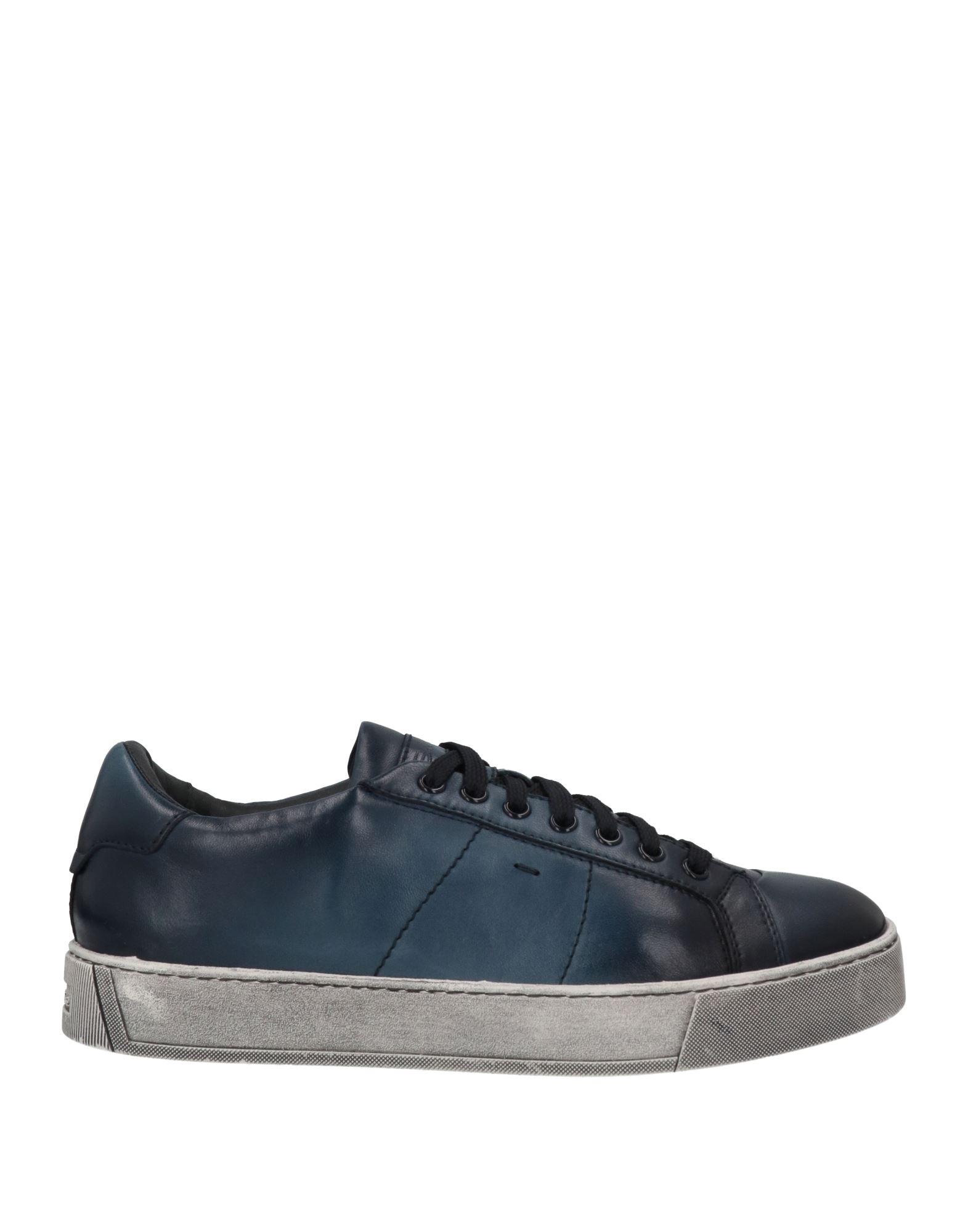 Santoni Sneakers In Navy Blue