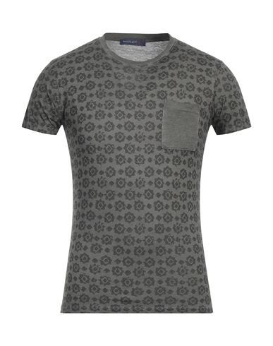 Man T-shirt Steel grey Size M Cotton