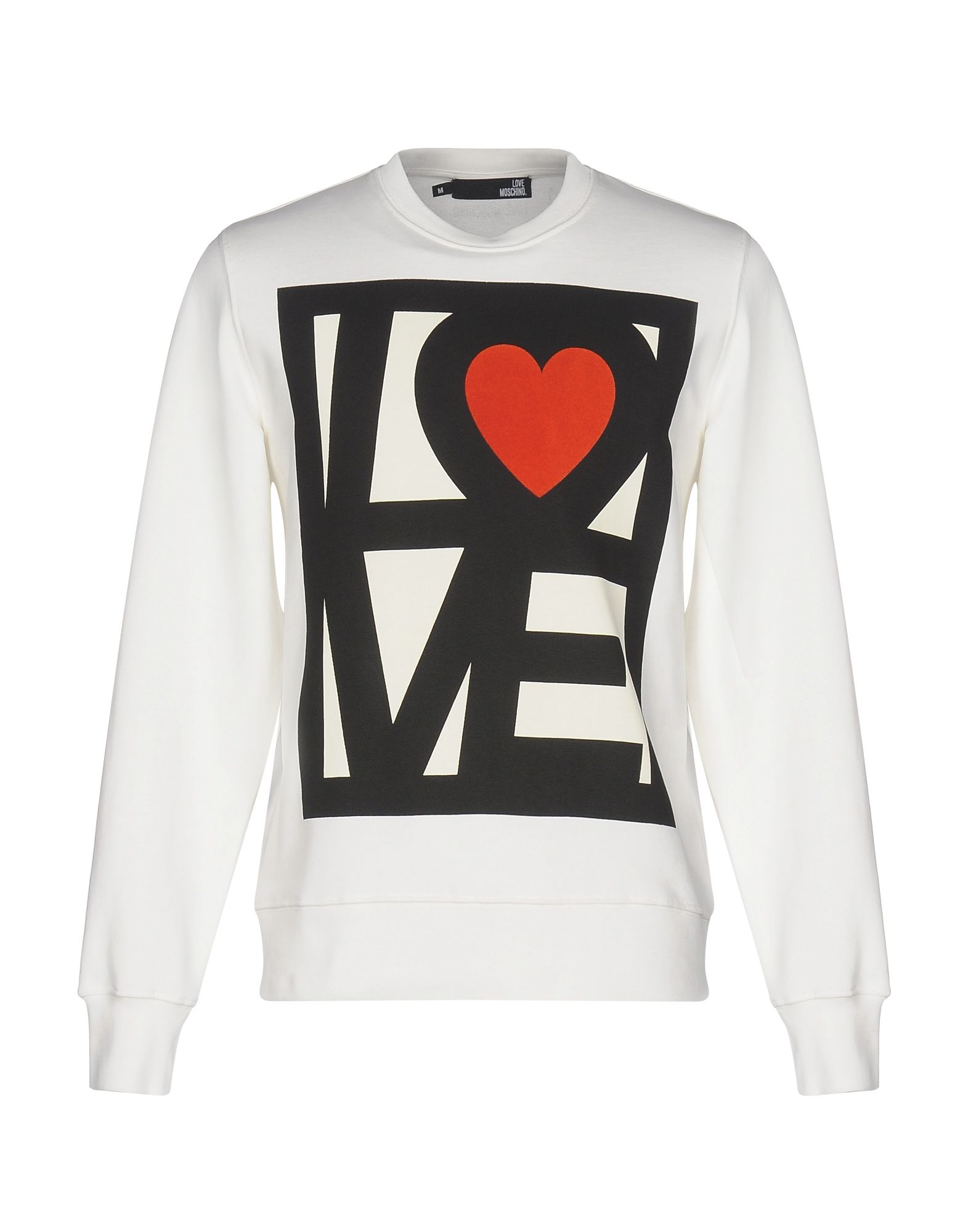LOVE MOSCHINO Sweatshirt in White | ModeSens