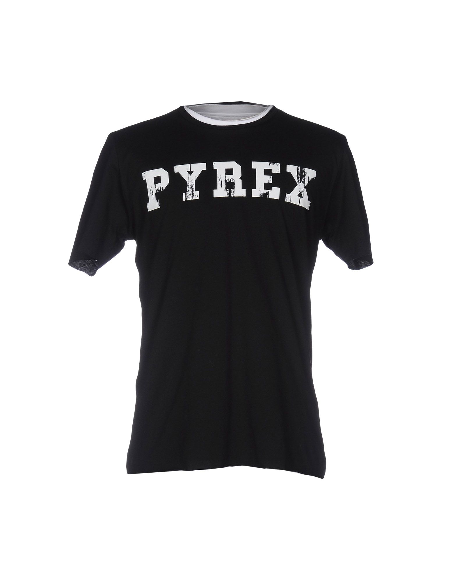 《送料無料》PYREX メンズ T シャツ ブラック L コットン 100%