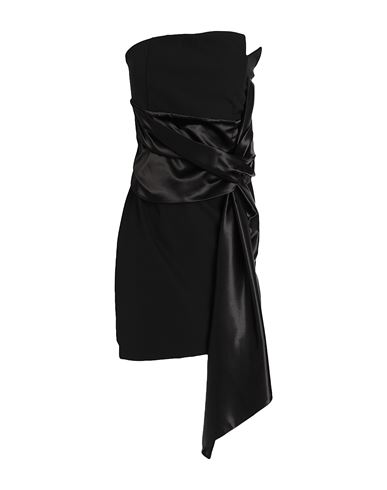 Babylon Woman Mini Dress Black Size 10 Polyamide, Elastane, Polyester
