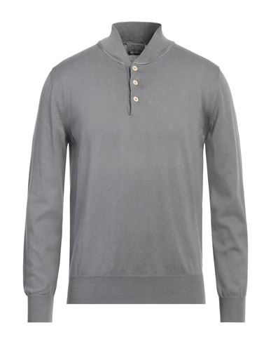 Man Sweater Grey Size 40 Cotton