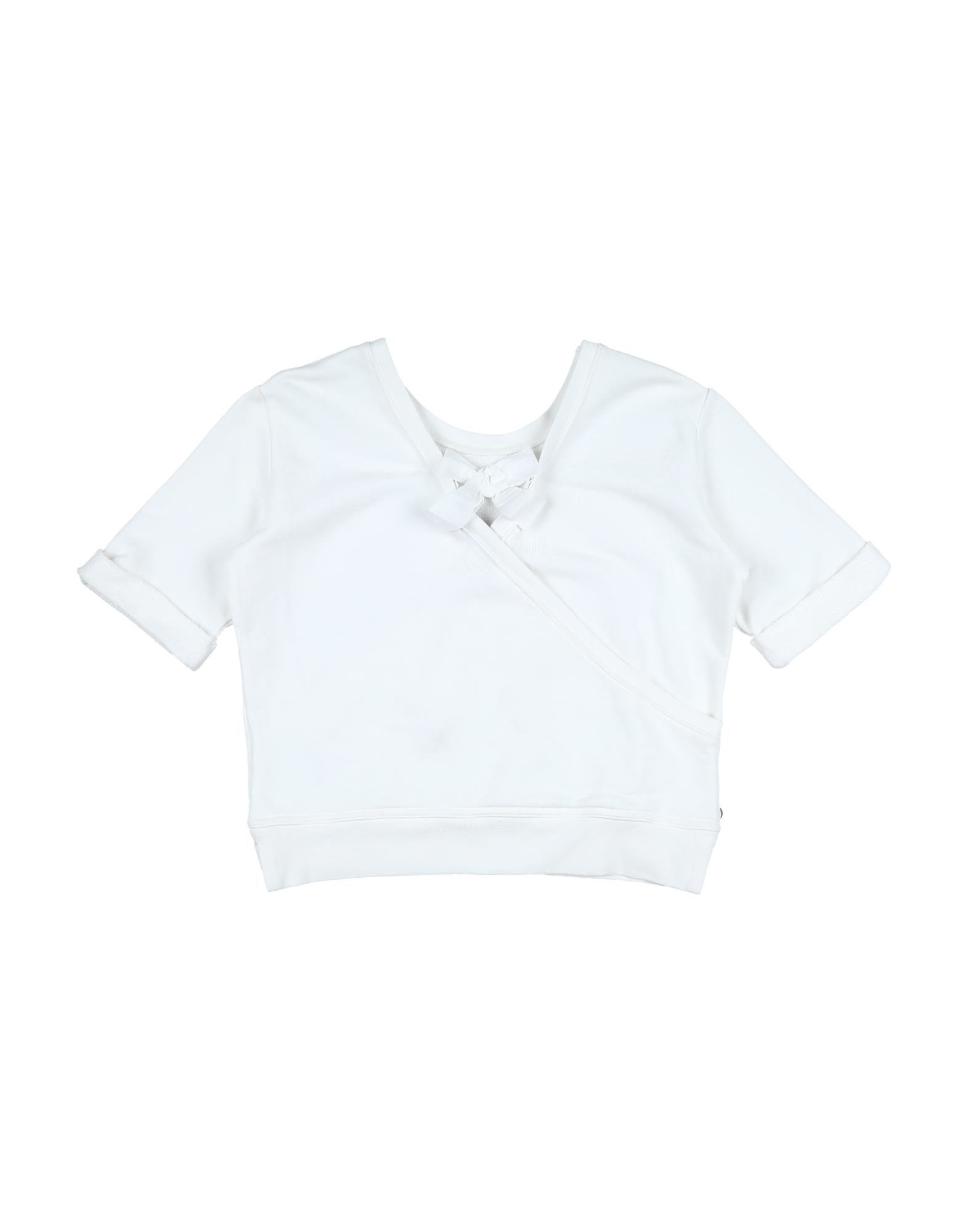 Manila Grace Denim Kids' Sweatshirts In White