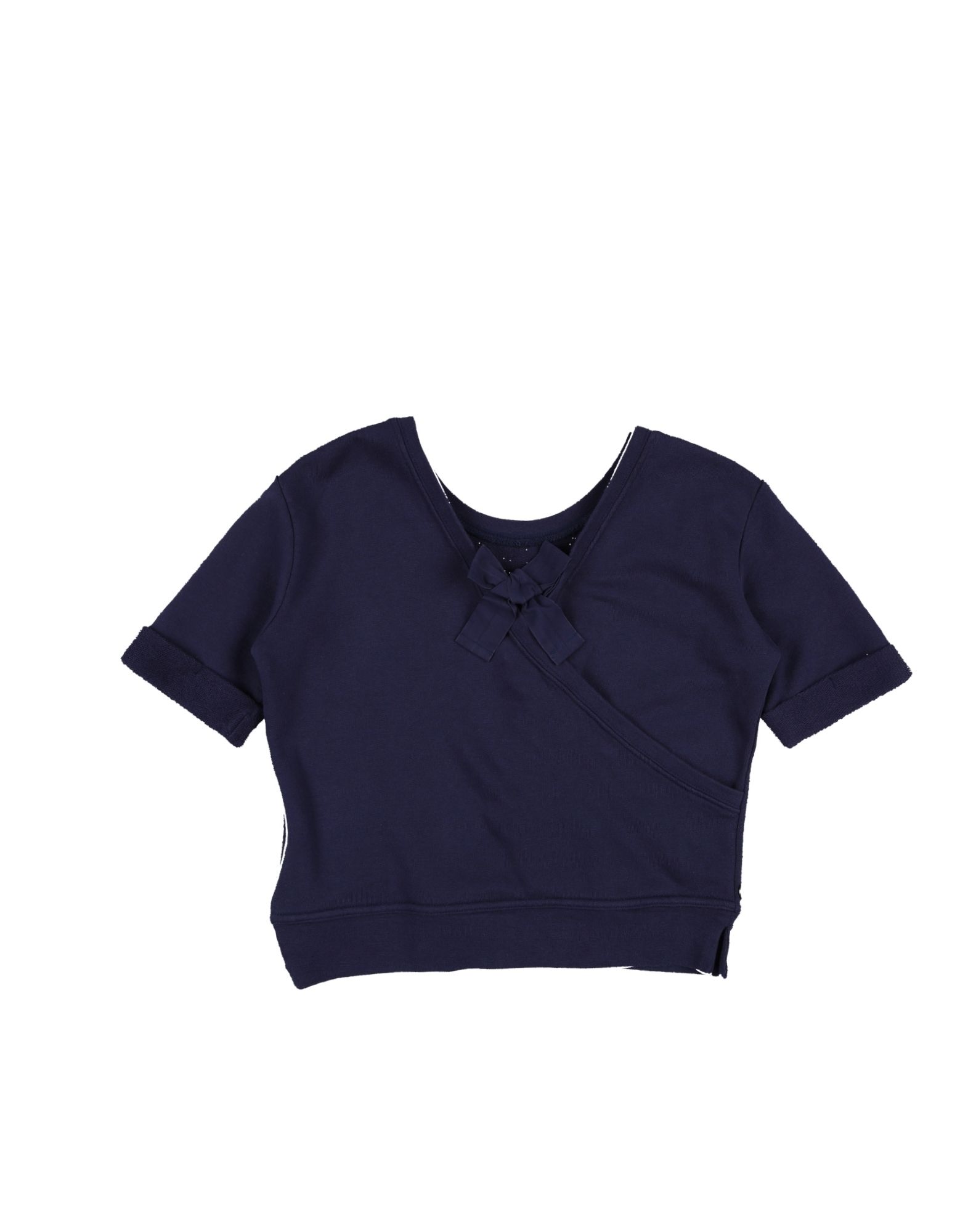 Manila Grace Denim Kids' Sweatshirts In Dark Blue