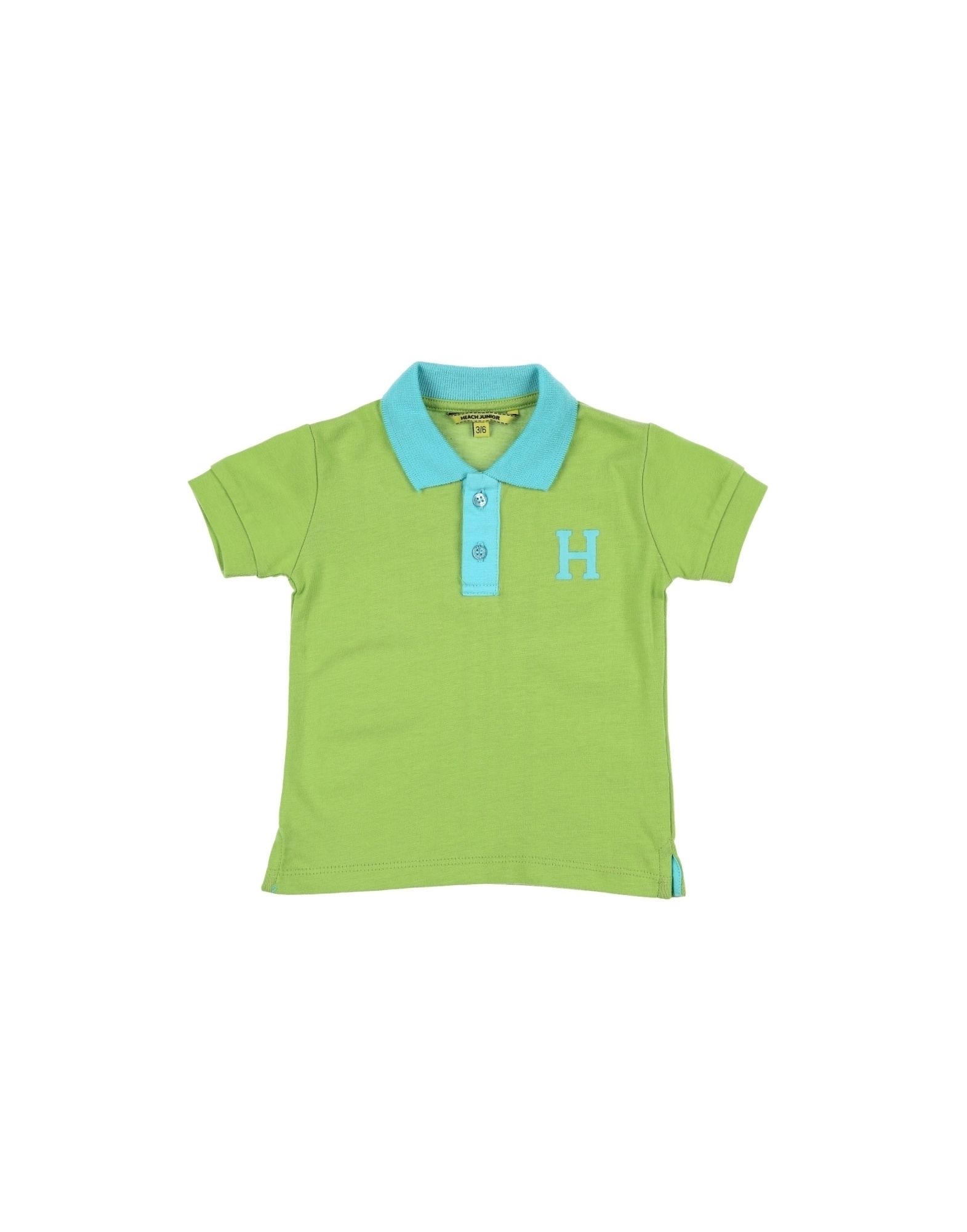 Heach Junior By Silvian Heach Kids' Polo Shirts In Green