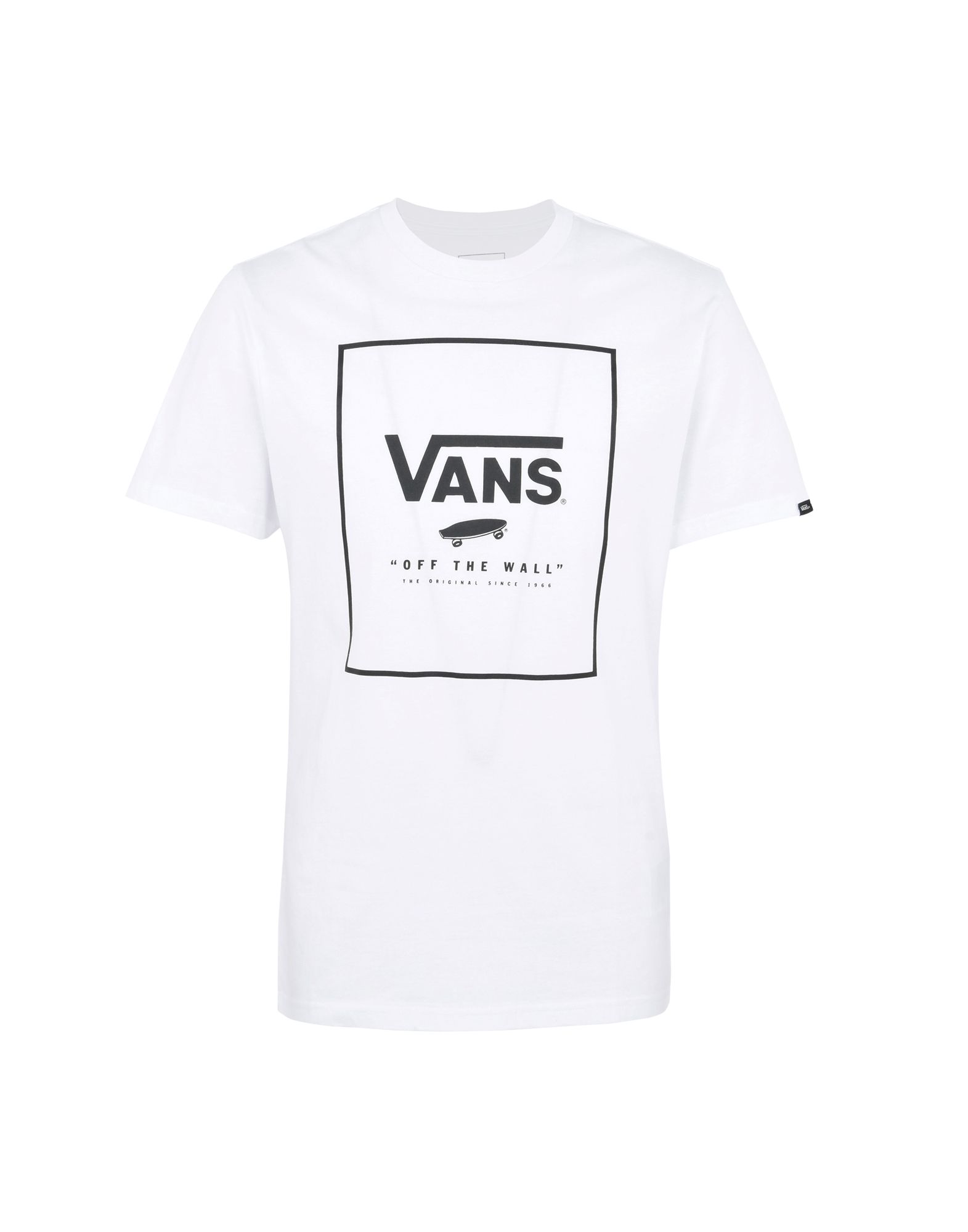 《送料無料》VANS メンズ T シャツ ホワイト L コットン 100% PRINT BOX