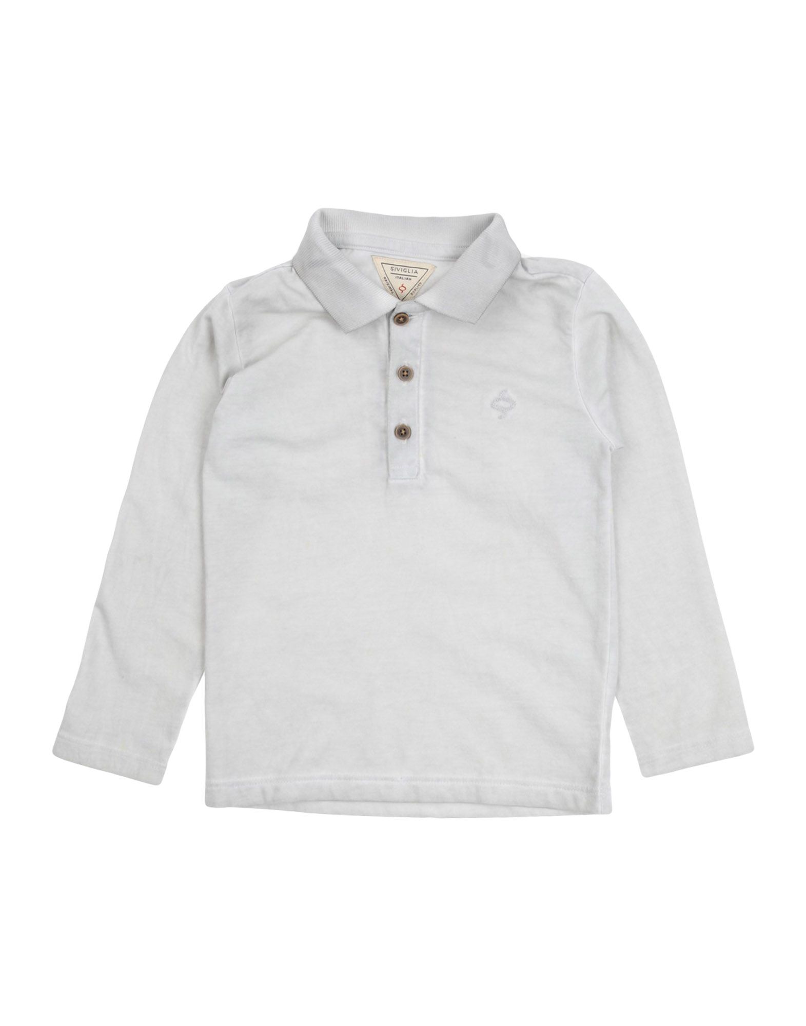 Siviglia Kids' Polo Shirts In Light Grey