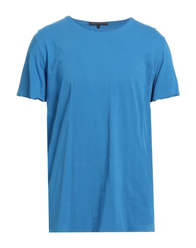 Drykorn Man T-shirt Azure Size L Cotton In Blue