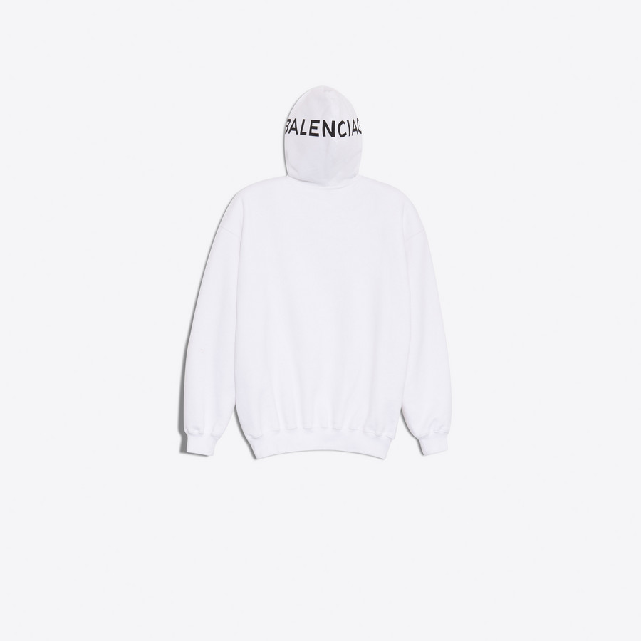 balenciaga white hoodie women's