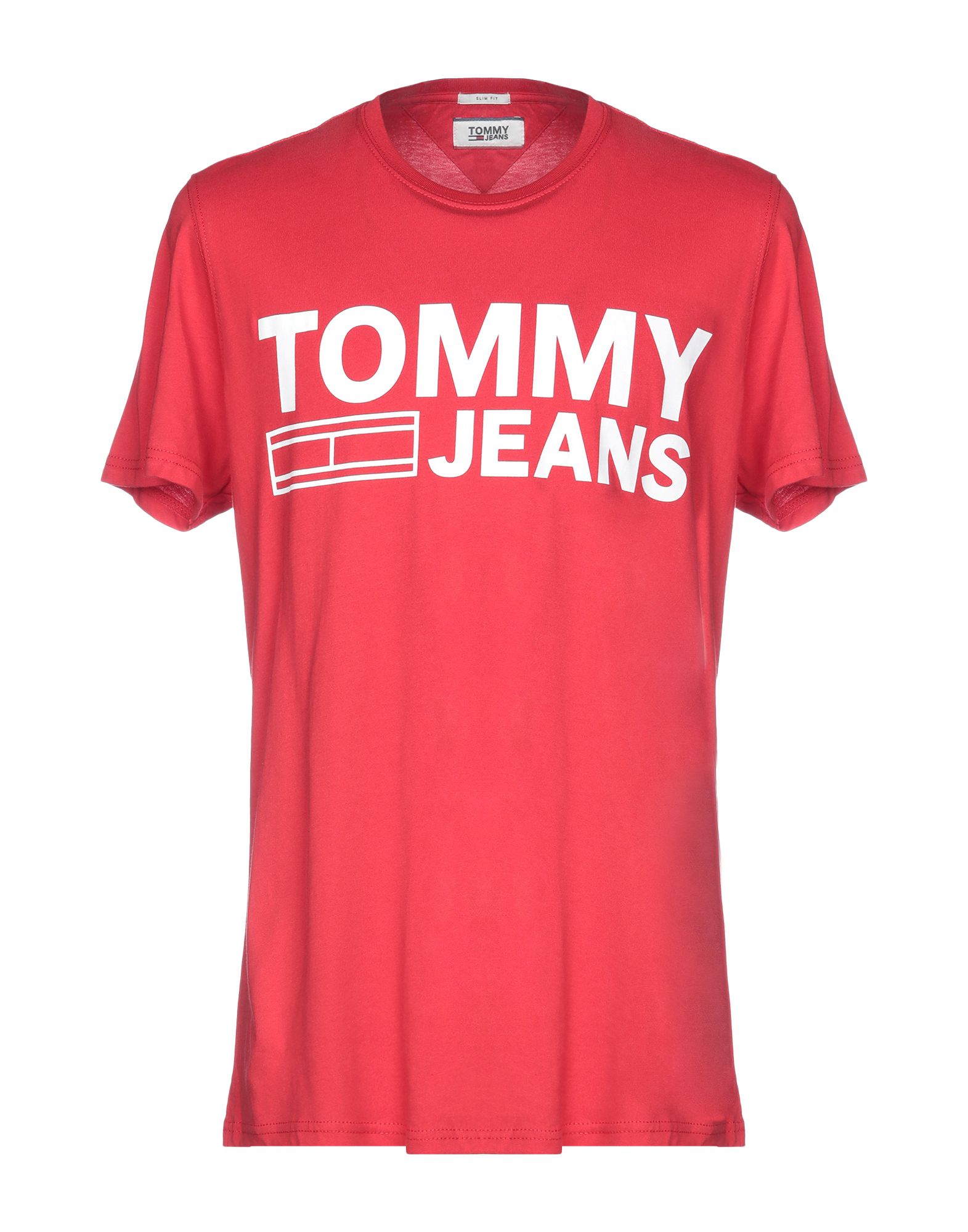 《送料無料》TOMMY JEANS メンズ T シャツ レッド XS コットン 100% TJM BASIC CN T-SHIRT S/S 37