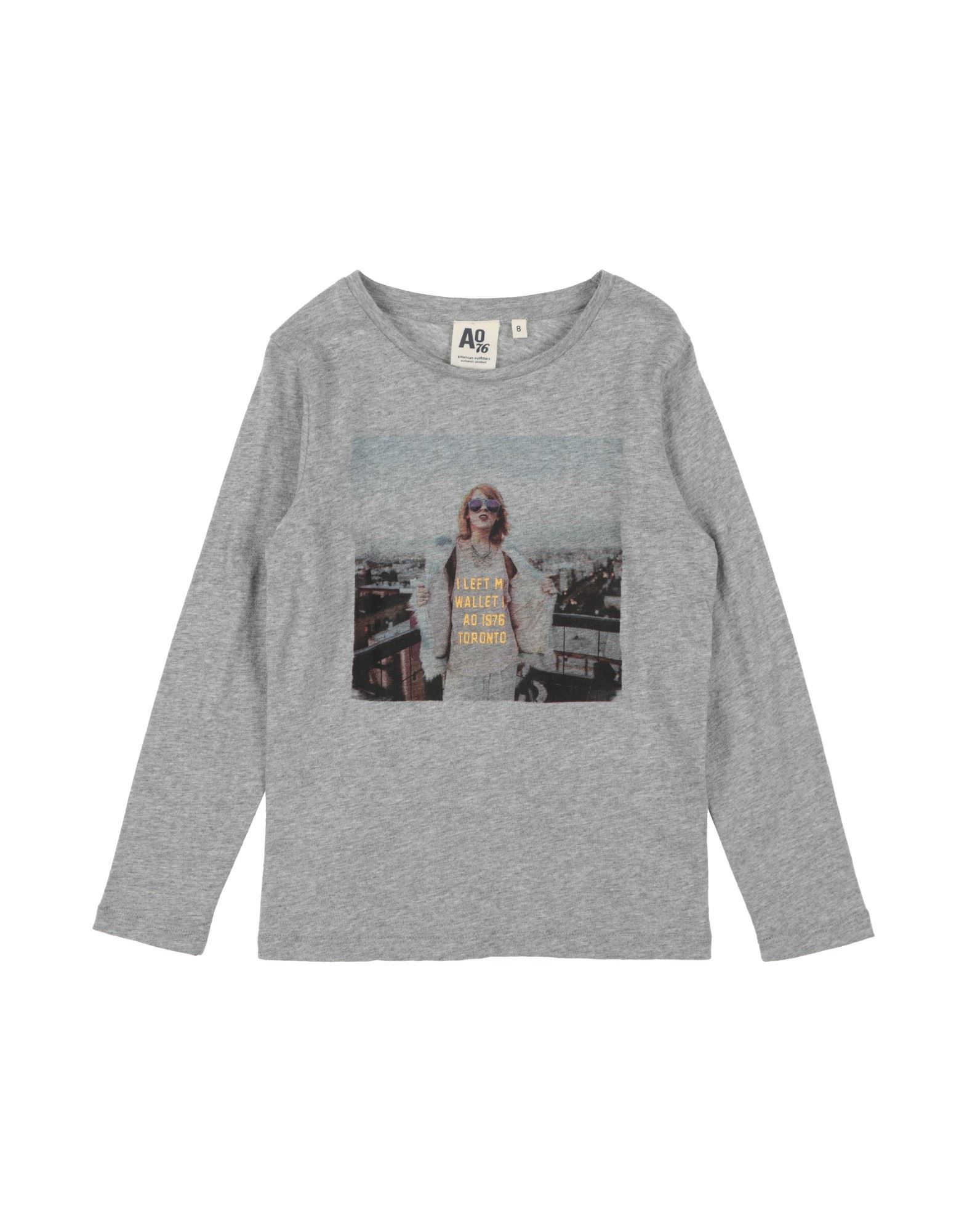 American Outfitters Kids' T-shirts In Light Grey