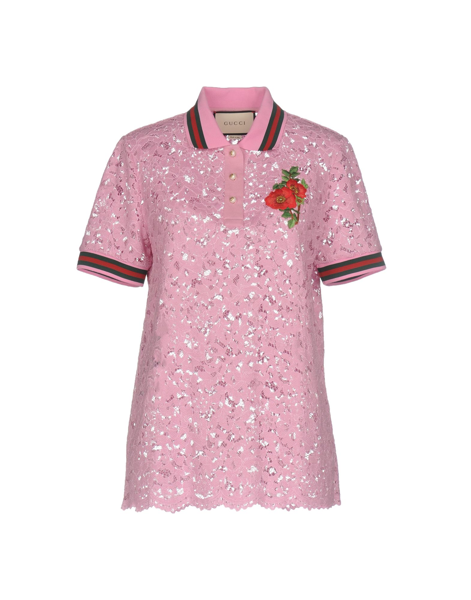 Gucci Polo Shirt In Pink