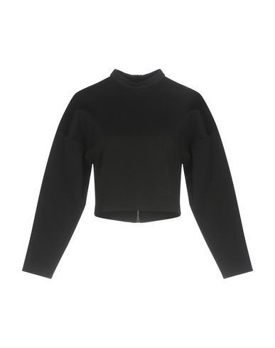Woman Sweatshirt Black Size 4 Polyamide, Elastane