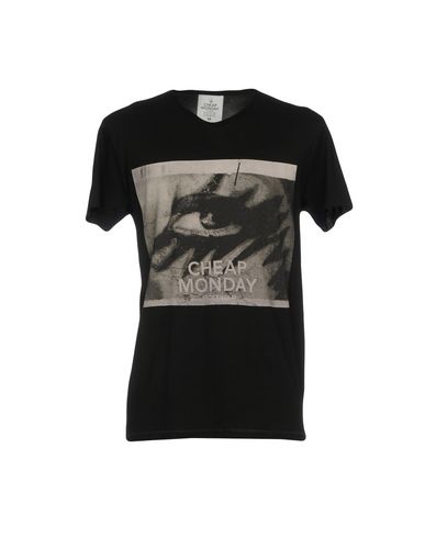 Cheap Monday Man T-shirt Black Size XS Cotton