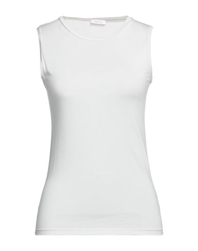 Rossopuro Woman T-shirt Ivory Size Xl Modal, Polyamide In White