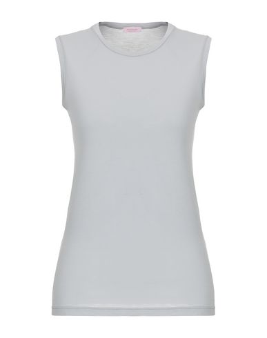 Shop Rossopuro Woman T-shirt Light Grey Size M Modal, Polyamide