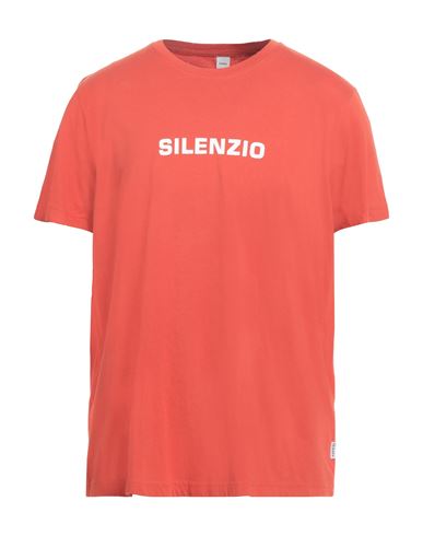 Aspesi Man T-shirt Rust Size Xl Cotton In Red