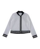 VICTORIA & STELLA M�dchen 3-8 jahre Jacke Farbe Wei� Gr��e 6