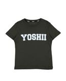 YOSHII Jungen 3-8 jahre T-shirts Farbe Milit�rgr�n Gr��e 4