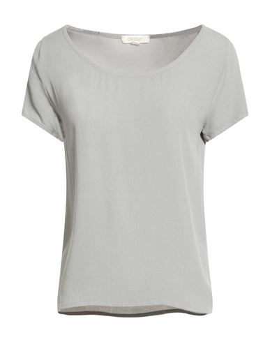 Crossley Woman Top Light Grey Size S Viscose In Gray