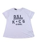 DIESEL M�dchen 9-16 jahre T-shirts Farbe Wei� Gr��e 2